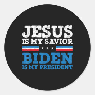 Adesivo Jesus Meu Salvador Joe Biden Meu Presidente 2020 E