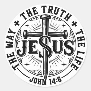 Adesivo Jesus O Caminho A Verdade A Vida