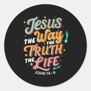 Adesivo Jesus O Caminho A Verdade A Vida João 14 6 Bíblia