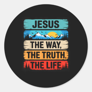 Adesivo Jesus O Caminho A Verdade A Vida Mensagem Inspirad