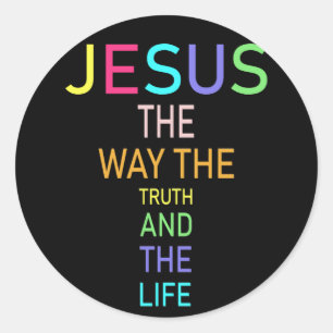 Adesivo Jesus O Caminho Da Verdade E A Fé Da Vida