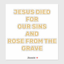 Adesivo Jesus _O Carro de Mensagens do Evangelho