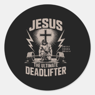 Adesivo Jesus, o Engraçado Engraçado Gym Cristão