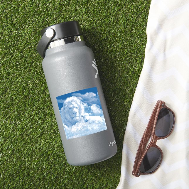 ADESIVO JESUS O LAMB E JESUS O LÍON (HydroFlask Insitu)