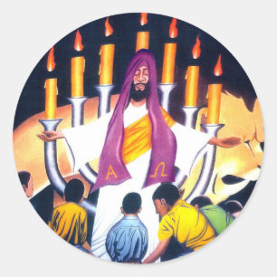 Adesivo Jesus, o leão do tribo de Judah