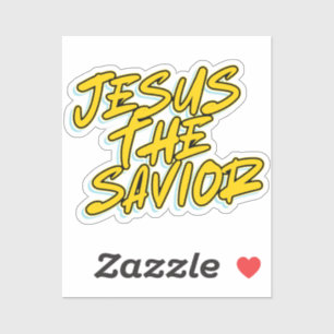 ADESIVO JESUS O SAVIOR