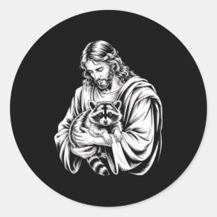 Adesivo Jesus Panda de Lixo Guaxinim Guaxinim Animal Destr