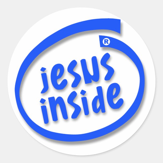 Adesivo Jesus por Dentro (Frente)