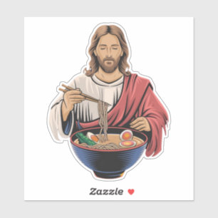 Adesivo Jesus Ramen Amen