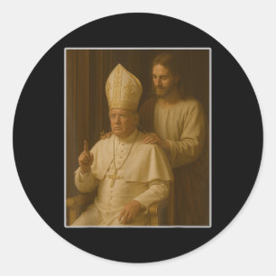 Adesivo Jesus Reza Que O Presidente Trump Quer Ser O