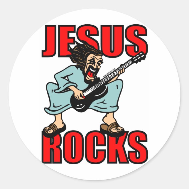 ADESIVO JESUS ROCKS (Frente)