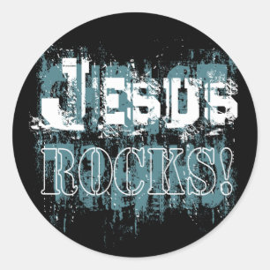 Adesivo Jesus Rocks! Vinheta