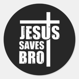 Adesivo Jesus Salva Bro