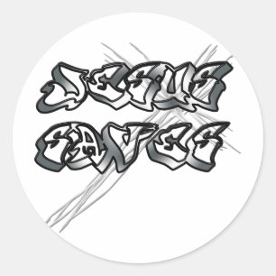 Adesivo Jesus salva cristão