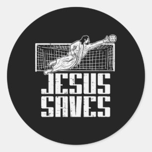Adesivo Jesus Salva Futebol Futebol Cristiano Goleiro Gol