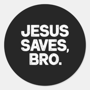 Adesivo Jesus Salva Irmão Cristão