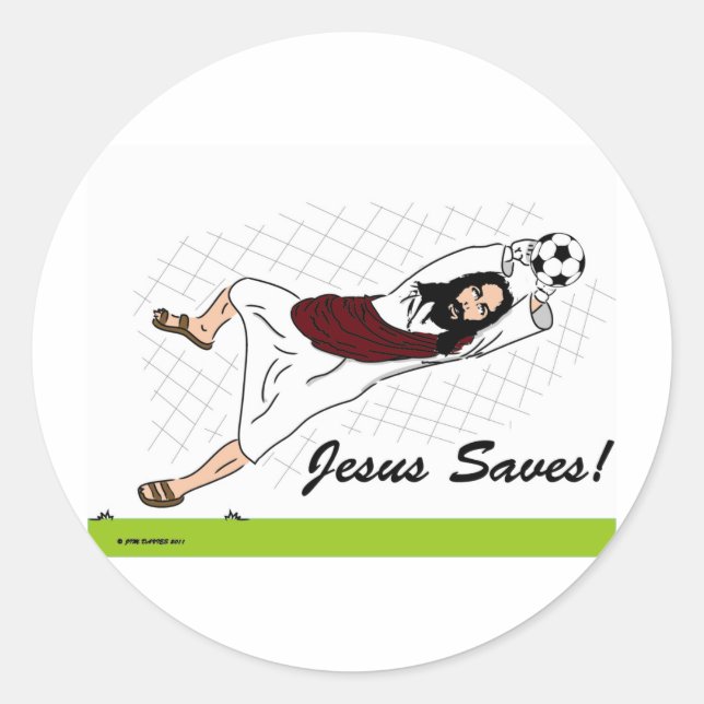 ADESIVO JESUS SAVES! (Frente)