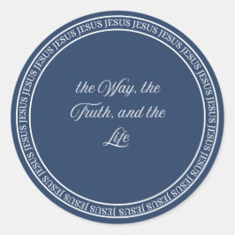 Adesivo Jesus - Selo de descarga