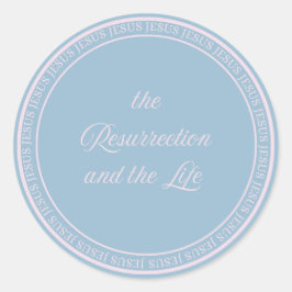 Adesivo Jesus - Selo de Ressurreição Esvaziado Grande