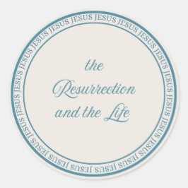 Adesivo Jesus - Selo Espelhado Grande