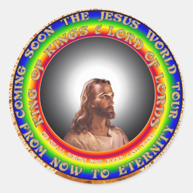 Adesivo Jesus Sticker. (Frente)