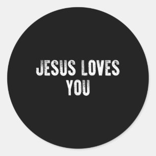 Adesivo Jesus Te Ama A Fé Religiosa Cristã Para Os Homens