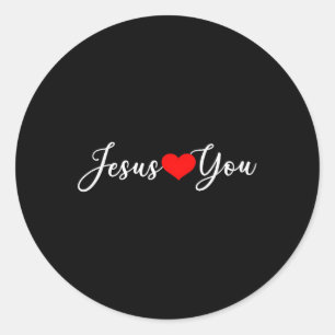 Adesivo Jesus te ama - Cristão