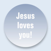 Jesus te ama! Qualquer cor ombre