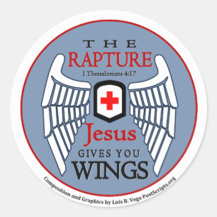 Adesivo Jesus Te Dá Asas - Raptura