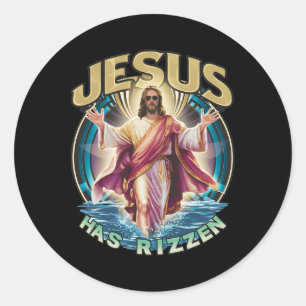 Adesivo Jesus Tem Páscoa Rizzen, domingo, Veste Design Eng