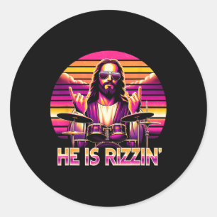 Adesivo Jesus Tem Rizzen Ele É Engraçado Cristão E