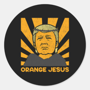 Adesivo Jesus Trump Torna o Excelente Americano Trump 2024