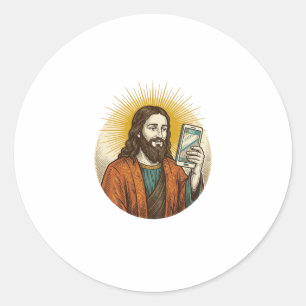 Adesivo Jesus Vídeo Acidental Em Vez De Câmera De Foto Fal