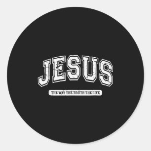 Adesivo Jesus Vintage O Caminho A Verdade A Vida Design