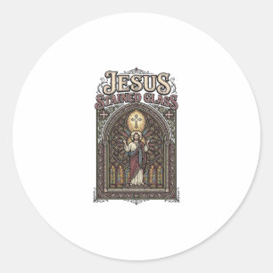 Adesivo Jesus Vitral Jesus Vitral Catedral