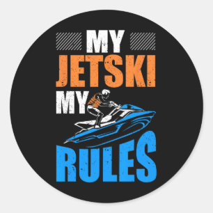 Adesivo Jet Skier Jetski Pesca Jet Ski Rid