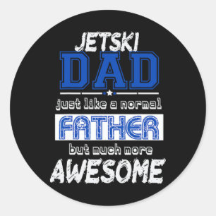 Adesivo Jetski Jet Ski Esqui Pai Esportes Aquáticos Engraç