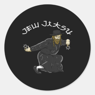 Adesivo Jew Jitsu Karate Funny Hanukkah Jiu Jitsu Martial