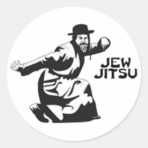 Adesivo Jew Jitsu Sticker   Presentes do Bar judeu Mitzvah