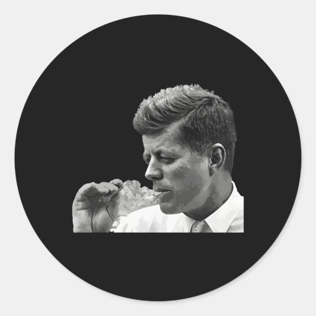 Adesivo Jfk John F Kennedy Cigar Smoker (Frente)