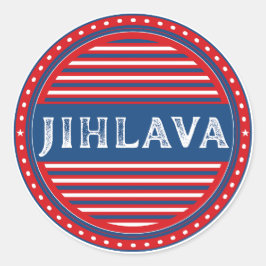 Adesivo Jihlava City Pride Emblem – Czech Identity