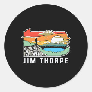 Adesivo Jim Thorpe Pensilvânia Natureza Caminhada ao Ar Li