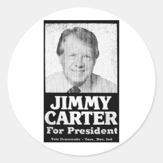Adesivo Jimmy Carter Afastou Preto E Branco