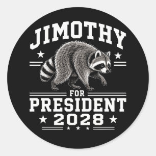 Adesivo Jimothy para presidente 2028