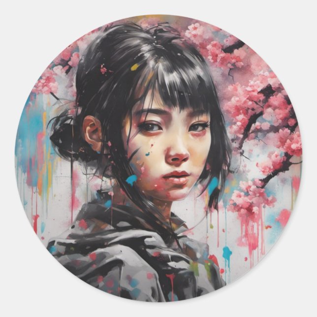 Adesivo Jing Jing (静 静) (Frente)