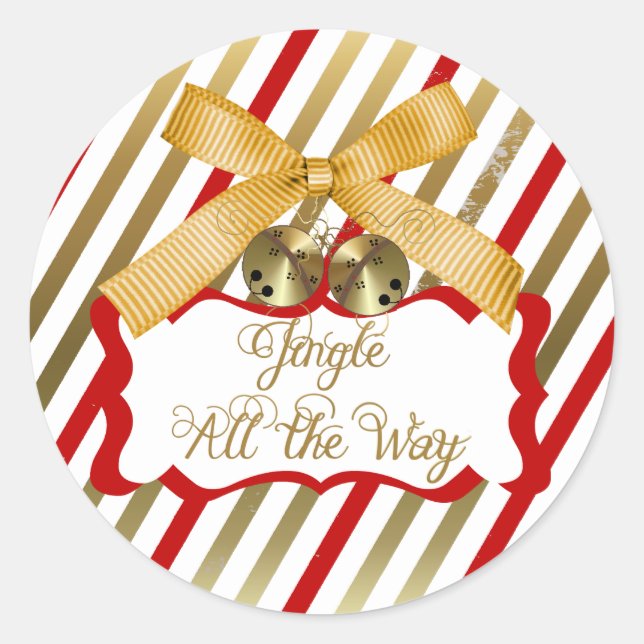 Adesivo Jingle All Way Round Sticker (Frente)