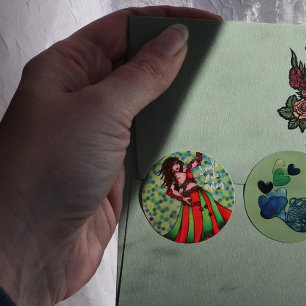 Adesivo Jingle com os cartões de baile da Belly