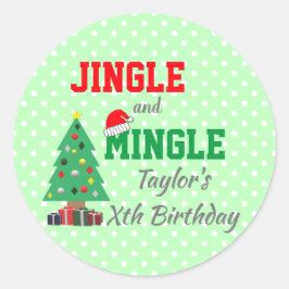 Adesivo Jingle E Mingle Birthday