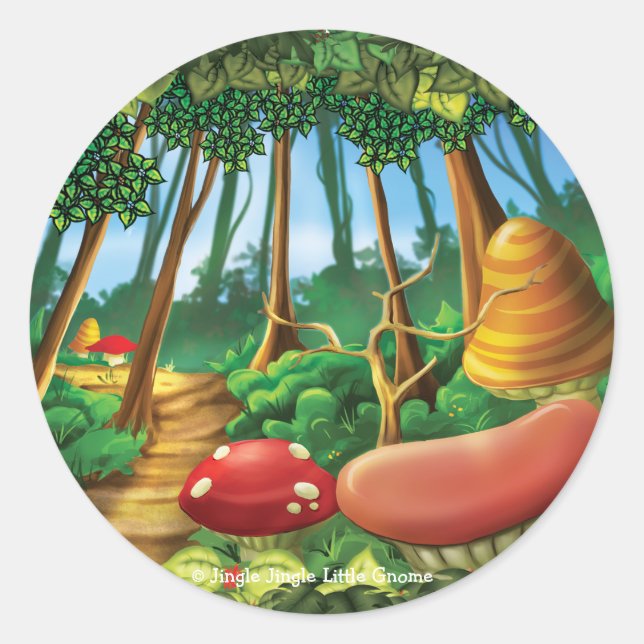 Adesivo Jingle Little Gnome Forest Stickers (Frente)
