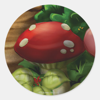 Adesivo Jingle Little Gnome Mushroom Stickers